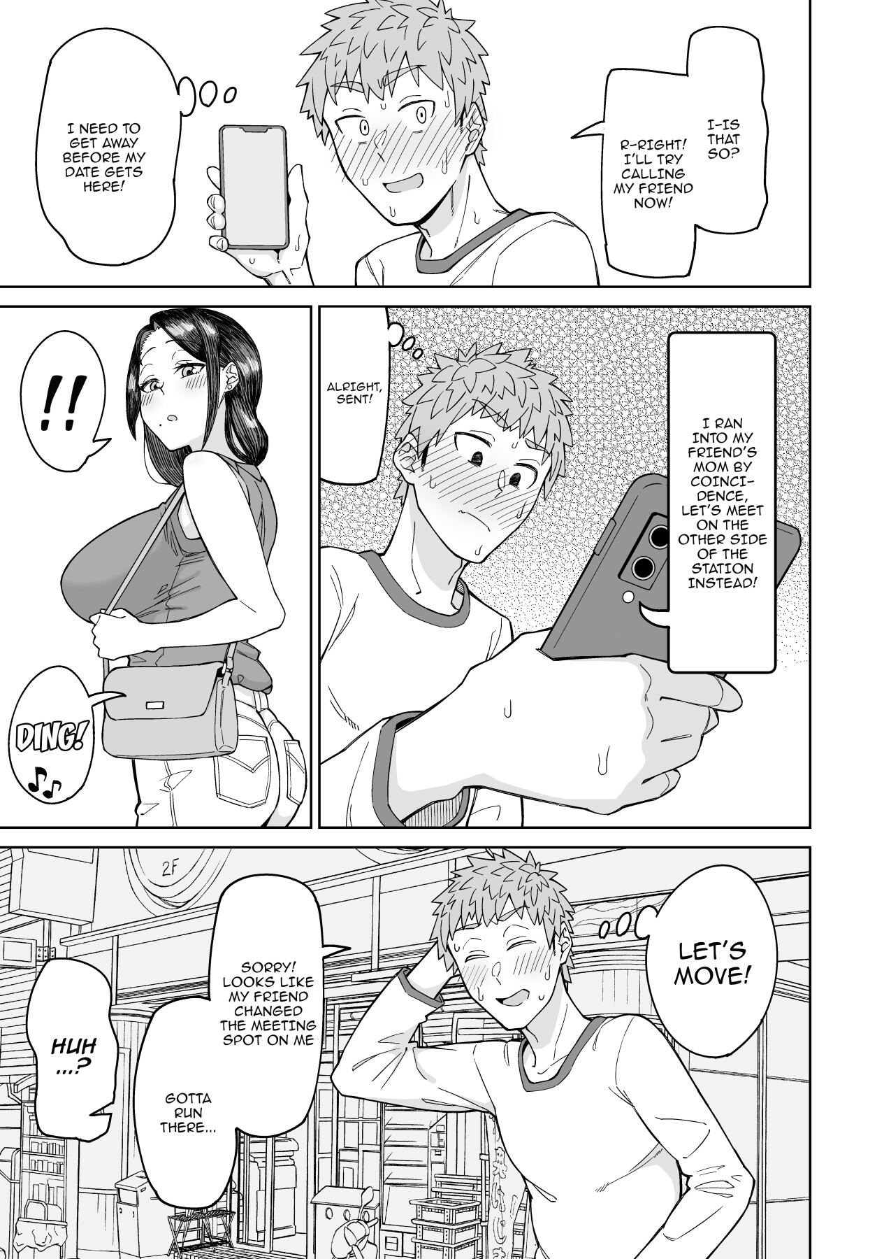 Hentai Manga Comic-My First Love Was My Friend's Mom-Read-6